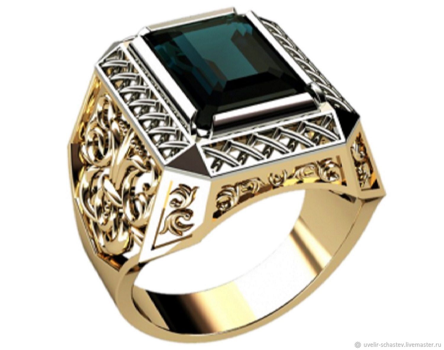 Мужское кольцо, печатка, перстень. Золото в интернет-магазине Ярмарка Мастеров по цене 42500 ₽ – J1HC5RU