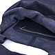 Order Blue Bag Leather Shoulder Bag Bag Package T-shirt String Bag Shopper. BagsByKaterinaKlestova (kklestova). Livemaster. . Sacks Фото №3