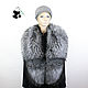 Chic fur collar of the Finnish long-tailed silver Fox. Collars. Mishan (mishan). Online shopping on My Livemaster.  Фото №2