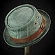 Order Copy of Copy of Leather pork pie hat PPH-30. Bluggae Custom Headwear. Livemaster. . Hats1 Фото №3