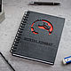 Mortal Kombat Wooden Notebook. Notebooks. 3 ideas. Online shopping on My Livemaster.  Фото №2