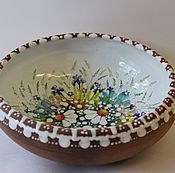 Керамическая тарелка миска (майолика)