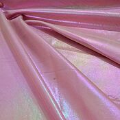 Материалы для творчества handmade. Livemaster - original item Natural suede Pink with a gloss of 0,5 mm. Handmade.