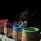 "Стрекозы" большой керамический набор посуды 14 предметов. Сервизы. LAMA - Красивая посуда. Ярмарка Мастеров.  Фото №6