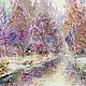  Oil Painting Landscape 'My Spring', Pictures, Moscow,  Фото №1