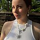 Колье и серьги с «Солнцем». Комплекты украшений. Kucha-jewelry. Интернет-магазин Ярмарка Мастеров.  Фото №2
