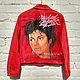 Джинсовая куртка с рисунком Майкл Джексон Michael Jackson. Куртки. Ольга  (nigelolart). Ярмарка Мастеров.  Фото №12