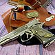 Steampunk style pistol 'BRONZE WINGS', Subculture Attributes, Saratov,  Фото №1