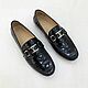 Order Men's moccasins made of genuine crocodile leather, black color. SHOES&BAGS. Livemaster. . Moccasins Фото №3