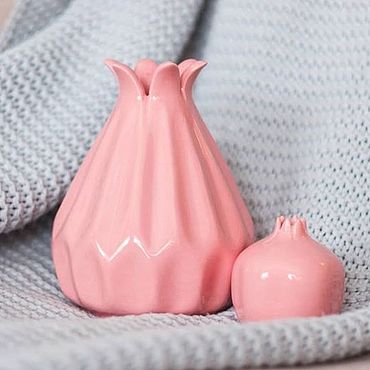 Для дома и интерьера ручной работы. Ярмарка Мастеров - ручная работа Ваза "Crystal Pink M". Handmade.