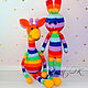 Soft toys: Rainbow animals. Stuffed Toys. KnitOK. Online shopping on My Livemaster.  Фото №2