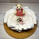 Мини мишка  с корзинкой цветов ! Только на заказ!. Мишки Тедди. YuliyaD-toys. Ярмарка Мастеров.  Фото №6
