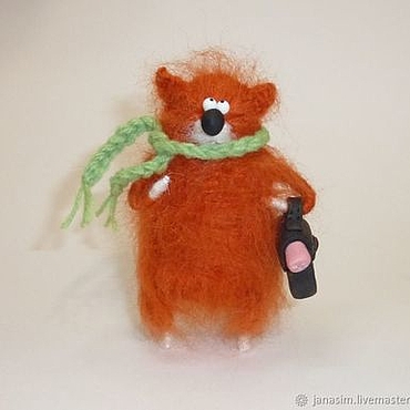 Куклы и игрушки ручной работы. Ярмарка Мастеров - ручная работа Кот толстый. Handmade.