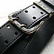 Orc belt with forged buckle made of genuine leather. Straps. fabiscraft (FabisCRAFT). My Livemaster. Фото №4