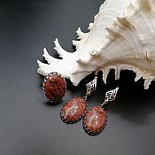 Украшения handmade. Livemaster - original item Jewelry sets: Ring and earrings 