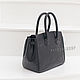 Сумка из кожи питона черная в стиле Hermes Birkin 30. Сумка-тоут. PYTOSHASHOP. Ярмарка Мастеров.  Фото №4
