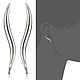 Серьги пины из серебра 925 пробы или ear pin от Stepan Vasiliev Jewelry.  Ярмарка мастеров-ручная работа. Купить серьги пины серебро 925. Серьги пины великолепно подгибаются подо все ушки.