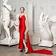Пеньюар «Из алого шелка». Халаты. Дизайн-студия Slada Fashion. Ярмарка Мастеров.  Фото №4