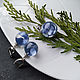 Blue Hydrangea Pendant Earrings, Jewelry Sets, Labinsk,  Фото №1