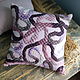 Linen pillowcase with wool decor, Pillow, Baranovichi,  Фото №1