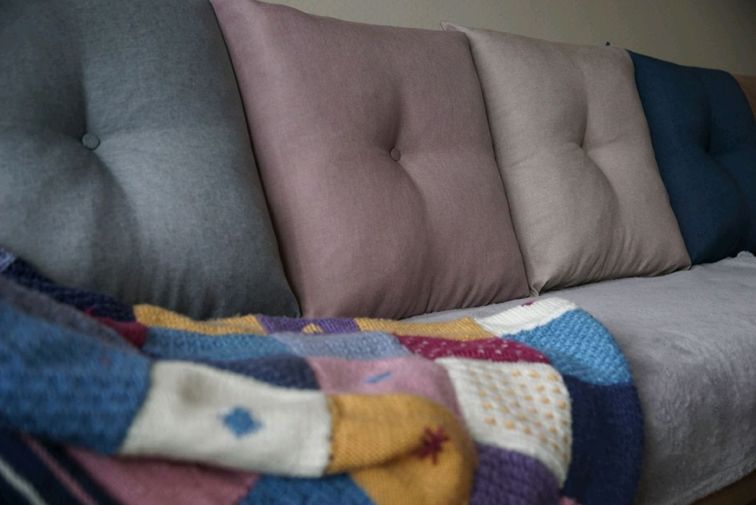 Большие диванные подушки-спинки