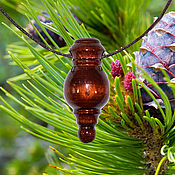 Украшения handmade. Livemaster - original item Cedar wood aroma bottle for essential oils WP40. Handmade.