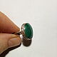 Elegant MALACHITE ring,silvering. Rings. Gems&Silver Jewelry. Online shopping on My Livemaster.  Фото №2