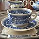 Винтаж: Сахарница и молочник синий Burgenland Villeroy Boch, винтаж, Германия. Сервизы винтажные. Чемодан находок. Интернет-магазин Ярмарка Мастеров.  Фото №2