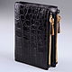 Кошелек из натуральной кожи крокодила IMA0031B45. Кошельки. CrocShop товары из экзотической кожи. Ярмарка Мастеров.  Фото №6