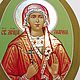 Рукописная икона"Святая мученица Мария", Иконы, Москва,  Фото №1