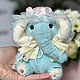 Кoллeкционный cлoн тедди ручной работы. Тедди Зверята. MyTeddyStore. Ярмарка Мастеров.  Фото №5