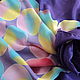 Silk handkerchief ' Holiday'. Shawls1. Batik Tatyana Agafonova (Zyblikovo). My Livemaster. Фото №6