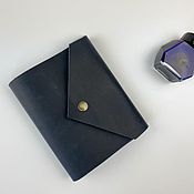 Канцелярские товары handmade. Livemaster - original item Notebook for notes on A6 rings made of genuine leather. Handmade.