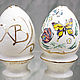Easter porcelain egg ' Butterflies and Birds'. Eggs. KASTdecor. Online shopping on My Livemaster.  Фото №2