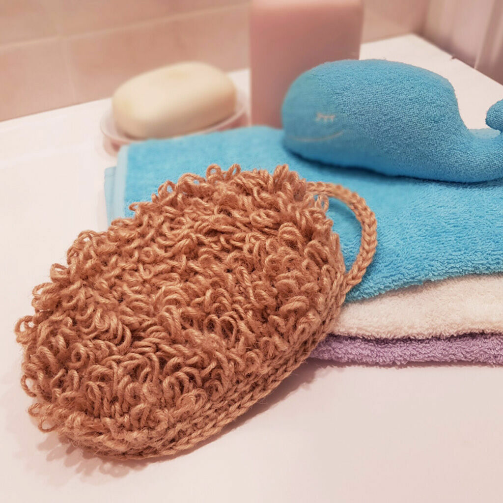 Мочалка из джута в интернет-магазине Ярмарка Мастеров по цене 400 ...