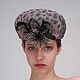 Order Hats: designer beret 'Leopard Flower'. EDIS | дизайнерские шляпы Наталии Эдис. Livemaster. . Hats1 Фото №3