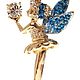 Fairy pendant art.5-67 made of jewelry alloy with gilding and, Pendants, Blagoveshchensk,  Фото №1