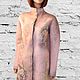 Felted light coat,long cardigan eco-wool'Fleurs'. Coats. Charmante Tutenafelt (crealanafr). Online shopping on My Livemaster.  Фото №2