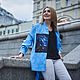 Льняная ассиметричная удлиненная рубашка  «PION”, Рубашки, Москва,  Фото №1