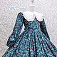 Платье " Moncher" принт рябина на изумруде. Платье. Little___dress. Ярмарка Мастеров.  Фото №4
