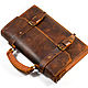 Order Men's Business Bag with Wood, Leather Men's bag. Lemberg Leather. Livemaster. . Men\'s bag Фото №3
