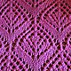 Shawl knitted Lilac. Shawls. (Milena-Pobedova) (Milena-Pobedova). Online shopping on My Livemaster.  Фото №2