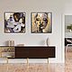 Диптих «Мёд». Картины. ART BOUTIQUE. Интернет-магазин Ярмарка Мастеров.  Фото №2