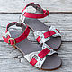 Sandals made of genuine Python leather JessII. Womens sandals and, Slingbacks, Denpasar,  Фото №1