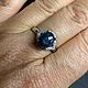 Кольцо с сапфиром. Кольца. My darling stone. Интернет-магазин Ярмарка Мастеров.  Фото №2