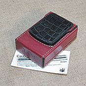 Сувениры и подарки handmade. Livemaster - original item Cigarette case. sigaretta. Personalized gift. With the Cayman. Handmade.