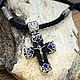 Заказать Крестик с ажурными вставками. MisMi jewelry. Ярмарка Мастеров. . Крестик Фото №3