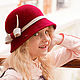 sombrero kloshe burdeos, Hats1, Moscow,  Фото №1