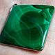 Malachite (pendants in nickel silver) Kolwezi district, Katanga, DR Congo. Cabochons. Stones of the World. Online shopping on My Livemaster.  Фото №2