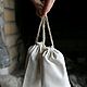 Мешочек хлопково-льняной. Мешочки. Eco-pack-bag. Интернет-магазин Ярмарка Мастеров.  Фото №2